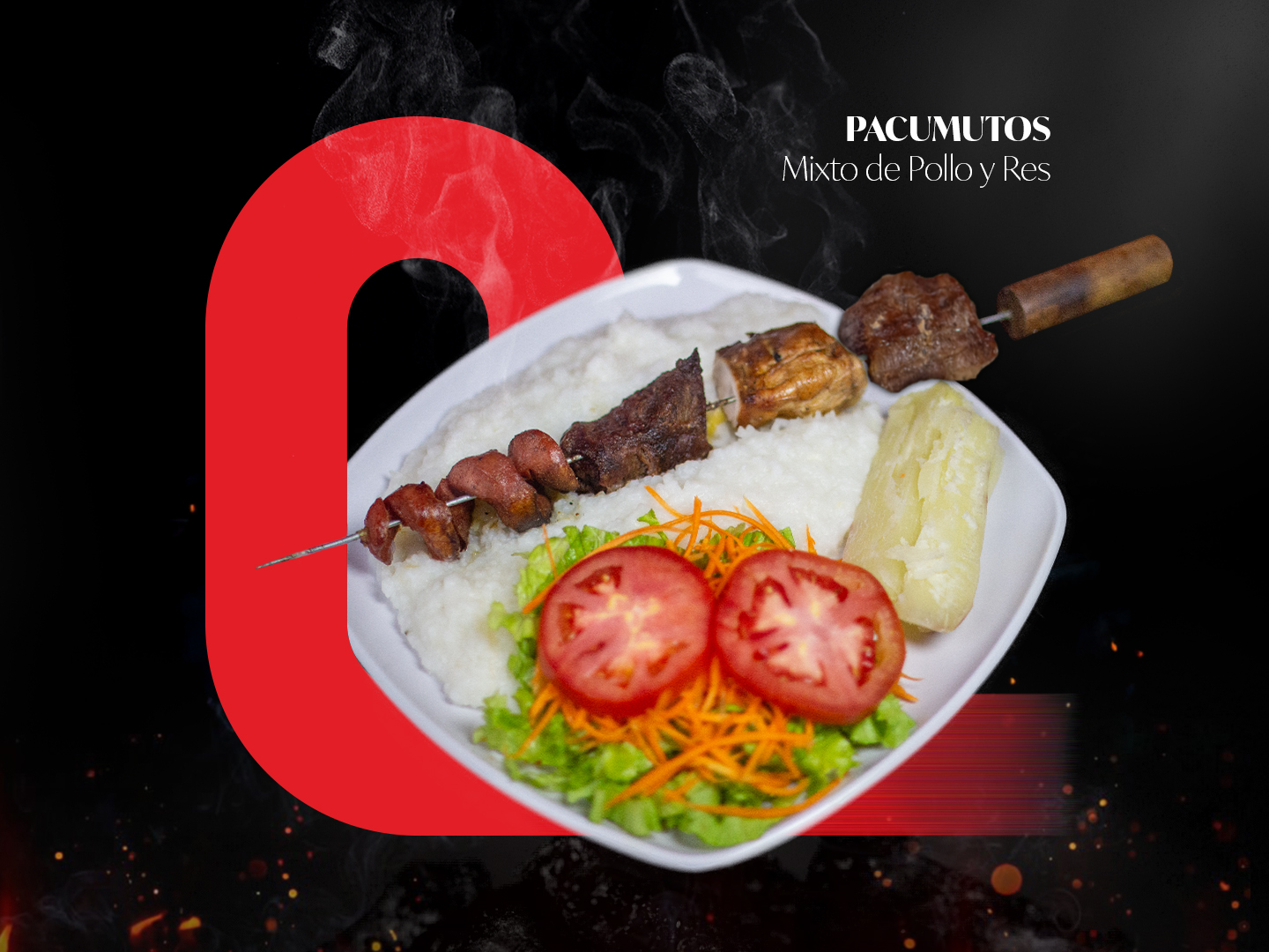 Pacumuto Mixto de Pollo y Res